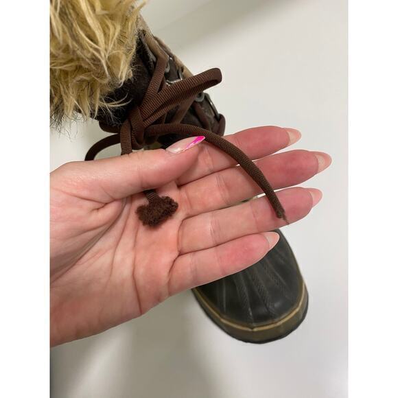 Sorel Joan of the Artic Winter Snow Boots Brown Size 7 - Picture 9 of 9